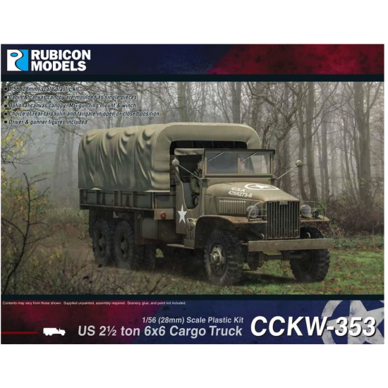 Rubicon Models 280037 - US 2½ ton 6x6 Truck CCKW-353